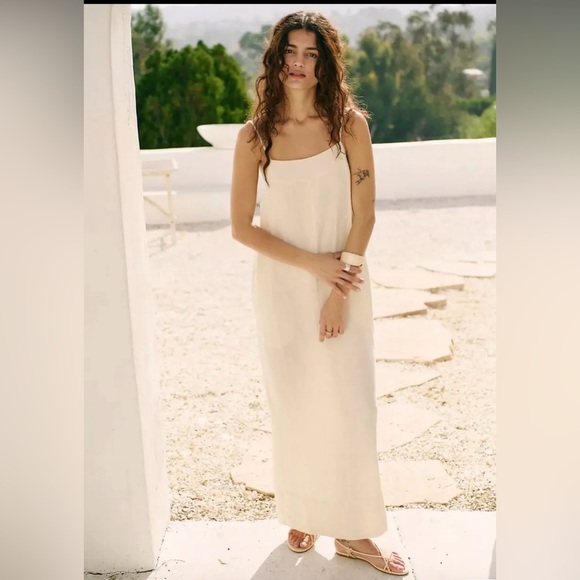 Free People Dresses & Skirts - Free People Aspen Linen Maxi Dress – XL